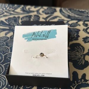 Rebel Nell “Julia” Gold Plated Ring with Graffiti from Detroit, MI size 6